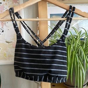 Athleta Sports Bra - Striped Pattern